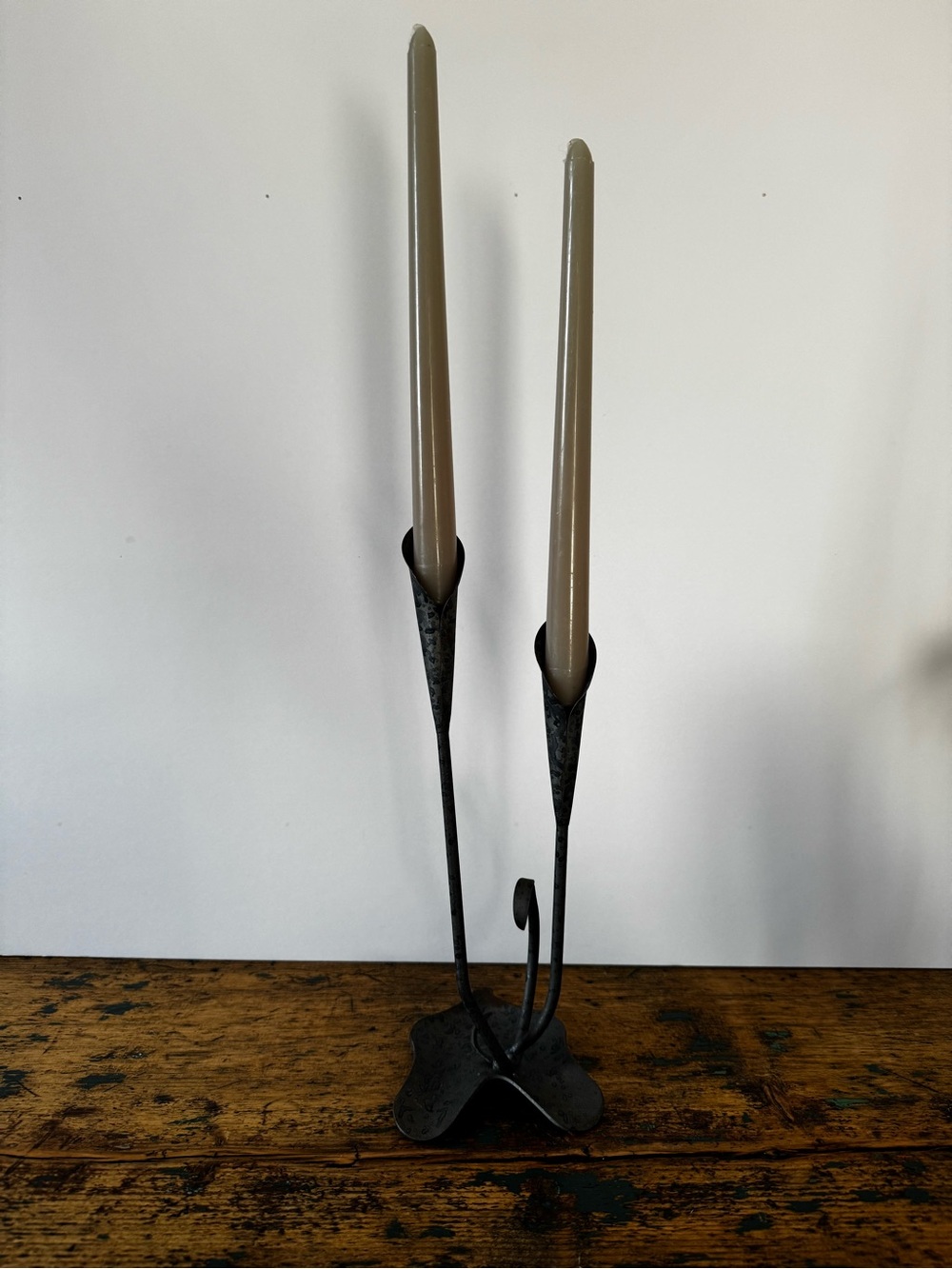 Lily Shaped Taper Candle Holder